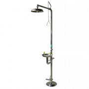 Combiné Douche et Laveur d’Yeux sur Pied avec Pédale - Inox - DPL62