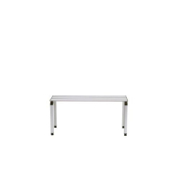 Banc en aluminium monobloc 