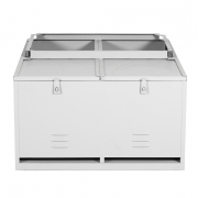 Coffre de rangement pour vestiaire industriel