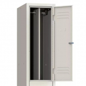 éparation 1/2 Casier Vestiaire – Accessoire robuste pour armoires métalliques