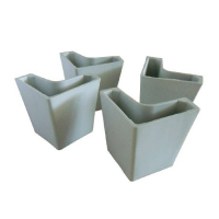 Kit couvre pieds en plastique, 60x60x100 mm Kit couvre pieds en plastique, 60x60x100 mm