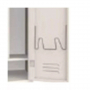 Porte savates grise Casier Vestiaire – Accessoire vestiaire pratique et robuste