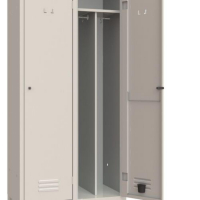Séparation 3/4 Casier Vestiaire – Accessoire pour vestiaires métalliques 33 cm