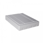 Socle réhausseur en PEHD gris pour vestiaire water proof