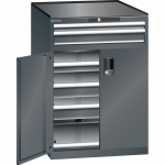 LISTA  - Armoire à tiroirs 36x36E avec serrure à code