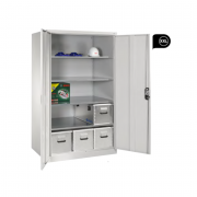 Armoire d'atelier à portes battantes XXL