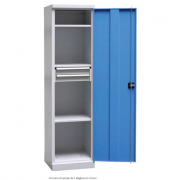 Armoire d'atelier avec plan de travail