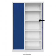 Etagère pour armoire d'atelier à portes rideaux