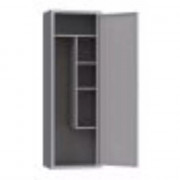 Kit étagère et porte-balais gauche pour armoire Aluzinc