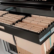 Accessoires pour armoire de bureau sécurisée à portes battantes et pliantes