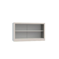 Armoire Casiers Bureau - Portes & Etagères Réglables - Gris - ARMET Armoire Casiers Bureau - Portes & Etagères Réglables - Gris - ARMET