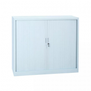 Armoire de bureau basse à portes à rideaux PVC standard