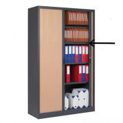 Etagère supplémentaire pour armoire de bureau à portes à rideaux