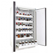 Armoire anti-feu pour produits inflammables avec résistance de 105 min à tiroirs ergonomiques