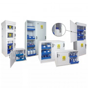 Armoire de sécurité anticorrosion en PVC pour acides et bases