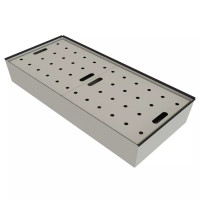 Bac de rétention 66 litres en acier peint pour armoire PROline 12/20 F90 2 portes