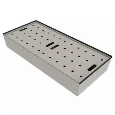 Bac de rétention 66 litres INOX pour armoire PROline 12/20 F90 2 portes
