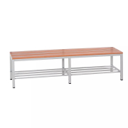 Bancs non empilables en bois avec grille pour stade
