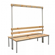 Banc vestiaire multiplaces double