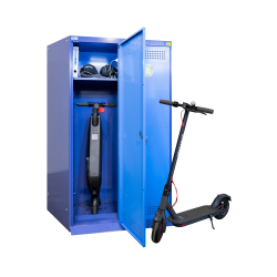 Armoire de recharge pour trottinettes électriques
