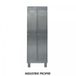 Vestiaire en inox pour industries propres et salissantes