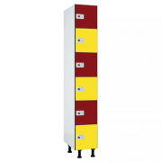 Vestiaire multicases en phénolique avec 6 cases par colonne