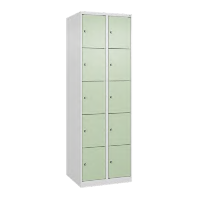 Armoires vestiaires à 5 casiers superposés