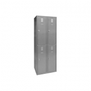 Casier industriel en inox 2 colonnes