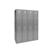 Casier industriel en inox 4 colonnes