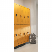Armoire à casiers à deux niveaux verrouillables