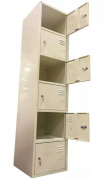 Casier scolaire 1 colonne de 5 cases