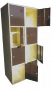 Casier scolaire 2 colonnes de 4 cases