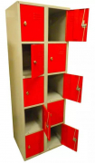 Casier scolaire 2 colonnes de 5 cases
