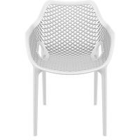 Chaise Empilable Intérieur/Extérieur ARO  - Blanc - Polypropylène