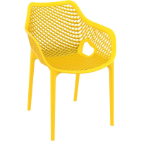 Chaise Empilable Intérieur/Extérieur ARO - Jaune - Polypropylène