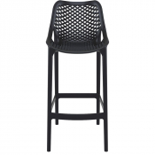 Chaise Haute Intérieur & Extérieur - Noir - Polypro -  ARO-H/NOIR CARAY
