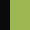 Case Haute : NOIR + Case Milieu : VERT ANIS + Case Basse : VERT ANIS