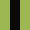 Case Haute : VERT ANIS + Case Milieu : NOIR + Case Basse : VERT ANIS