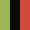 Case Haute : VERT ANIS + Case Milieu : NOIR + Case Basse : ROUGE