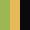 Case Haute : VERT ANIS + Case Milieu : JAUNE MELON + Case Basse : NOIR