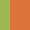 Case Haute : VERT ANIS + Case Milieu : ORANGE + Case Basse : ORANGE