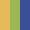 Case Haute : JAUNE MELON + Case Milieu : VERT ANIS + Case Basse : BLEU COBALT