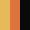 Case Haute : JAUNE MELON + Case Milieu : ORANGE + Case Basse : NOIR