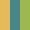 Case Haute : JAUNE MELON + Case Milieu : BLEU TURQUOISE + Case Basse : VERT ANIS