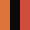 Case Haute : ORANGE + Case Milieu : NOIR + Case Basse : ROUGE