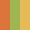 Case Haute : ORANGE + Case Milieu : VERT ANIS + Case Basse : JAUNE MELON
