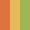 Case Haute : ORANGE + Case Milieu : JAUNE MELON + Case Basse : VERT ANIS