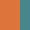 Case Haute : ORANGE + Case Milieu : ORANGE + Case Basse : BLEU TURQUOISE