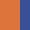 Case Haute : ORANGE + Case Milieu : ORANGE + Case Basse : BLEU COBALT