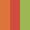 Case Haute : ORANGE + Case Milieu : ROUGE + Case Basse : VERT ANIS